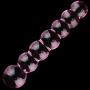 Glow Castle Crystal Glass Pleasure Wand Dildo Penis - Purple Charm