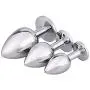 BDSM Anal Plug 3 Pcs Luxury Jewelry Design Butt Plug Fetish Stainless Steel Sex Toy Large+Medium+Small Anal Stimulation Toy for Unisex Masturbation (Purple) BDSM Anal Plug 3 Pcs Luxury Jewelry Design Butt Plug Fetish Stainless Steel Sex Toy Large+Medium+Small Anal Stimulation Toy for Unisex Masturbation (Purple)