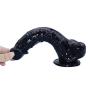 Wushuangyu Realistic Dîldɔ with Suction Cup Ultra Soft for Women Men Couples - Vibrant Toy (Color : Black)