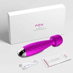 Wand Massage Vibrator G Spot Clitoris Stimulation Luvsex Waterproof Dildo Clit Stimulator 10 Vibration Modes Quiet Motor Women Powerful Vibration Modes Intense Orgasms Rechargeable Easy Clean