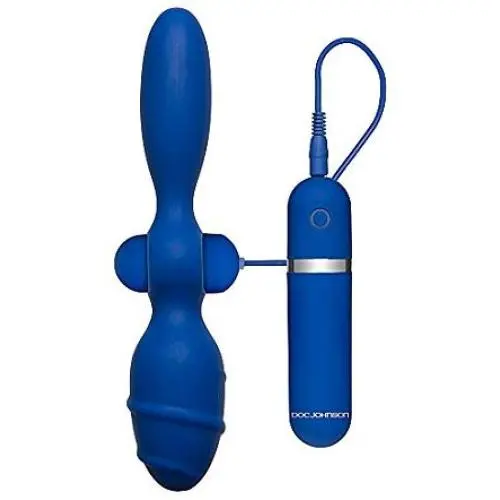 Doc Johnson Titanmen Double Tool, Blue Doc Johnson Titanmen Double Tool, Blue