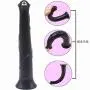Wushuangyu Huge Big Long Ultra Soft Material for Women Men Beginners 6.1 Inch Women Toy - Vibrant Toy (Color : Black)