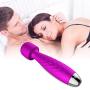 Wand Massage Vibrator G Spot Clitoris Stimulation Luvsex Waterproof Dildo Clit Stimulator 10 Vibration Modes Quiet Motor Women Powerful Vibration Modes Intense Orgasms Rechargeable Easy Clean