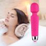 Wand Massager Cordless Vibrating Personal Back Neck Massage | Handheld Mini Body Massagers for Women | Waterproof | Muscle Electric Vibrating Masagers for Female | Small | Wireless | Pink