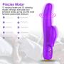 UTIMI G Spot Rabbit Vibrator Sex Toys for Women with Rotating Beads Dildo Clitoral Stimulator with 10 Vibration Modes