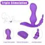 Wearable G Spot Vibrator with 10 Powerful Vibrations for Triple Stimulation, PALOQUETH Wireless Remote Control Personal Vibrator Waterproof Clitoral Stimulator Dual Motor Silicone Massager for Women Wearable G Spot Vibrator with 10 Powerful Vibrations for Triple Stimulation, PALOQUETH Wireless Remote Control Personal Vibrator Waterproof Clitoral Stimulator Dual Motor Silicone Massager for Women
