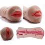 Double-Heads Soft Silicone Male Training Tool, Pocket Mens Hands Free Relax Toy (Shipping from US)