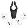 Waterproof Vibrating Cock Ring with 7 Powerful Vibration Modes, PALOQUETH Multifunctional G Spot Vibe Nipple Massager Penis Vibrator Perineum Stimulator for Couples Play, Rechargeable Waterproof Vibrating Cock Ring with 7 Powerful Vibration Modes, PALOQUETH Multifunctional G Spot Vibe Nipple Massager Penis Vibrator Perineum Stimulator for Couples Play, Rechargeable