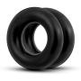 Blush Novelties Oversized Cock Rings - Soft Stretchy Donut Cockrings - Male Enhancement - Pack of 2 - Sex Toy for Men (Black)