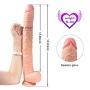 ZJYSMGS1018 Different Enjoyment16.93in Ď-Dîld`ɔ Adult Huge Hands Free Cock Health Bouncy Massager ZJYSMGS1018
