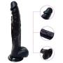 HYLHYL5-F Pěggìng Stràp ón, Huge Big Size Ultra-Soft Long Thick Ergonomic Designed Stick Double Skin-Safe Silicone Material for Women Black PVC Material Overall Length: 29cm/11.4in