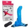 Wushuangyu Super Huge Long Strǎp-on for Coǔples - 10 Frequency Vibration - Vibrant Toy (Color : Blue)
