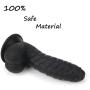 Realistic Anal Dildo with Strong Suction Cup for Beginners, Odorless Silicone Penis Masturbation Tools Adult Sex Toy for Women Vaginal G-spot and Anal Play，6.9 inch