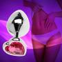 Stainless Steel Jewel Heart análê Bútt Plùg Adùllt Tõys for Women Men