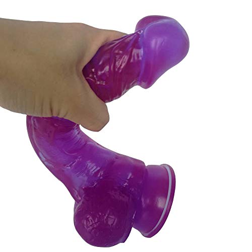 yangju 9 Inch Silicone Lifelike Soft Massage Tool Strong Hands Free Cup The Best Gift LILI