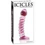 Icicles NO 28 Hand Blown Glass Dildo and JO H20 Water Based Lubricant (1 Oz.)