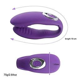 SixT Dual Motors 10 Speed USB Rechargeable Waterproof U Shape Vinbrator for Women