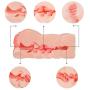 NewMaxer Realistic Silicone Vagina Pussy Artificial Vagina Pocket Pussy Stroker for Male Masturbation (Y)