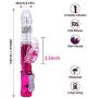 12 Frequency Massager, Thrusting Massage Waterproof Desgin USB Charging, Skin-Friendly Silicone, Personal Massage Tool for Body