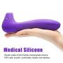 Clitoral Sucking Vibrator G-spot Stimulator for Women, Rechargeable Clit Dildo Vibrators with 10 Suction & Vibration Modes for Nipple and Vagina Massage, Fondlove Adult Sex Toys for Solo or Couples