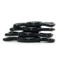 Doc Johnson Titanmen - 4 C-Ring Set - Helps Create Firmer and Thicker Erections - Side Tabs for Easy Removal and Adjustment - Black