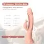 G Spot Rabbit Vibrator for Women,Realistic Dildo Clit Stimulator Waterproof Rechargeable with 10 Powerful Vibration Modes G Spot Rabbit Vibrator for Women,Realistic Dildo Clit Stimulator Waterproof Rechargeable with 10 Powerful Vibration Modes