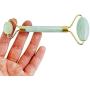 Genmine Jade Roller for Face, Pack of 2 Jade Roller Massager Slimming Tool Facial Face Massage-Rejuvenates Face and Neck Thin Massager Slimmer (Natural Jade)
