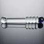 MXD Double-Headed Glass Massage Pull Beads Bǔtt Plug Personal Game Toy Comfortable Waterproof T-Shirt