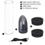 Automatic Penis Enlargement Vacuum Pump, Enlove, Enhancement Training Device for Stronger Bigger Erections with 4 Suction Intensities and 2 Rubber Sleeves, Adult Sex Toys for Man Male