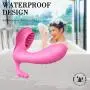 Wearable Heating G-spot Vibrator, Clitoris-Anal-Vagina Stimulation with 7 Frequency Massager, Rechargeable Tongue Licking Stimulator for Women Wearable Heating G-spot Vibrator, Clitoris-Anal-Vagina Stimulation with 7 Frequency Massager, Rechargeable Tongue Licking Stimulator for Women