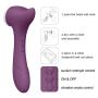 Clitoral Sucking Vibrator with 8 Vibrations & 5 Suctions-Clitoral Vibrators Nipples Suction Stimulator- Quiet Waterproof Rechargeable Sex Toys for Women Couples(Purple)