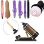 Massage Machine Pumping Guns with Different Attachments Retractable Thrusting Adult Machine