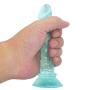 Estylv 5.7" Beginners Mini Size Flexible Massager Handsfree Personal Body Massage Wand with Suction Cup (Green Color)
