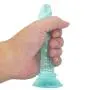 Estylv 5.7" Beginners Mini Size Flexible Massager Handsfree Personal Body Massage Wand with Suction Cup (Green Color)