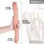 Dildo Adult Toy for Lesbian, SHEQU 14.96 Inch Silicone Double Sided Dildo for Women Waterproof Flexible Double Dong with Curved Shaft for Vaginal G-spot and Anal Play (Peters Dick) Dildo Adult Toy for Lesbian, SHEQU 14.96 Inch Silicone Double Sided Dildo for Women Waterproof Flexible Double Dong with Curved Shaft for Vaginal G-spot and Anal Play (Peters Dick)