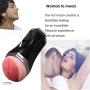 FWYM Football Men Private BedroomTõýs with Headphone Jack Double-end Váginá Design 8 Frequency Sports Modes