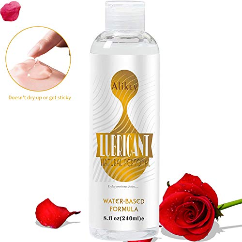 Lube for Women Men Sex, 8 OZ Natural Personal Lubricants Water-Based Super Slick Long Lasting,Hypoallergenic,Premium Sex Lube Lubricant for Men Couple (Gold)