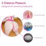 JunRP 9 Silent Vibration Modes and Skin-Friendly Silicone, Waterproof USB Rechargeable Massager,Wireless Remote Massager -A03