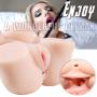 Lifelike Silcone Dolls Mens Male Adult Toys,Best Men Couples Artificial 3D Realistic Toys for Men Male with 2 Entries Silicone Cup Underwear,t-Shirt