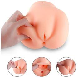 Male Masturbator for Men SAMMOR 3D Realistic Silicone Pussy Ass Vagina Anal for Male Masturbation Virgin Butt Adult Sex Toys 3.2 Pounds