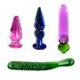 RITER Glass Large Butt Pug Love Games Personal Massager Six Toys for Women Men Couples Glass Adullt Products