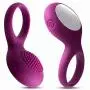Vibrating Cock Ring with 5 Powerful Vibration, Full Silicone Rechargeable Penis Ring Vibrator for Mens Bigger Longer Stronger Erection or Vagina Clitoris Stimulator Adult Sex Toys for Couples Vibrating Cock Ring with 5 Powerful Vibration, Full Silicone Rechargeable Penis Ring Vibrator for Mens Bigger Longer Stronger Erection or Vagina Clitoris Stimulator Adult Sex Toys for Couples