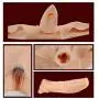 FEEDGO Fake Silicone Vagina Underwear for Drag Queen Silicone Shorts for Crossdresser Transgender with Pubic Hair FEEDGO Fake Silicone Vagina Underwear for Drag Queen Silicone Shorts for Crossdresser Transgender with Pubic Hair