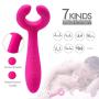 G-Spot Rabbit Waterproof Rechargeable 3 Motors Dildo Vibrator Adult Sex Toys - Adorime Silicone Clitoris Vagina Penis Stimulator Massager Sex Things for Men, Women and Couples