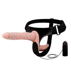 Sexy-ICON Sales Promotion Strap on Electric Massager Double Heads Multispeed Vibrator with Adjustable Harness