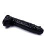 12 Inch Realistic Dildo, Body-Safe Material Lifelike Huge Penis with Strong Suction Cup for Hands-Free Play, Flexible Cock Adult Sex Toys for Women (Black)