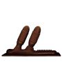 Sybian 6 Attachment Special - Finger, Double, G-Mini, G-Max, 2 RealLike Covers - Chocolate