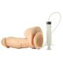 Doc Johnson The Amazing Squirting Realistic Cock with 1 oz. Bottle of Splooge Juice - Vanilla