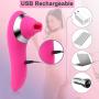 G Spot Vibrators, MEROURII Clitorals Vibrator Stimulation Toys,Sex Anal Play Massager with 5 Impact Bite Modes and 20 Powerful Virbation Modes,Nipples Stimulator for Women
