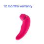 Suck and Vibrate 2 in 1 G-Spot Massager Multiple Function Waterproof Rechargeable Silicone Clitoris Vagina Stimulator Sex Toys for Women (Purple Pink 40 Modes)